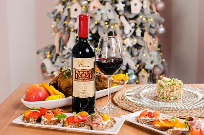 Універсальний подарунок на Різдво та Новий рік - вино Каберне-Мерло 